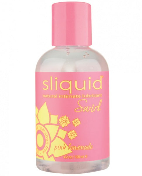 Sliquid Naturals Swirl Lubricant - 4.2 oz Pink Lemonade BB Store Sliquid Naturals Swirl Lubricant - 4.2 oz Pink Lemonade BB Store
