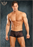 Stretch Lace Mini Short - Black -
