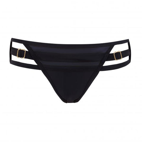 More Caspian Bikini Bottom - Black -