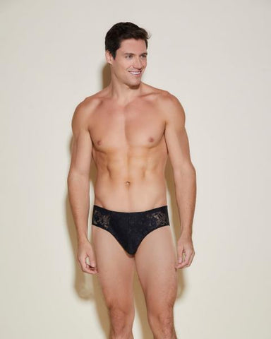 Never Say Never Men's Comfort Micro Brief - Black -