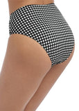 Check In Monochrome High Waist Bikini Brief -