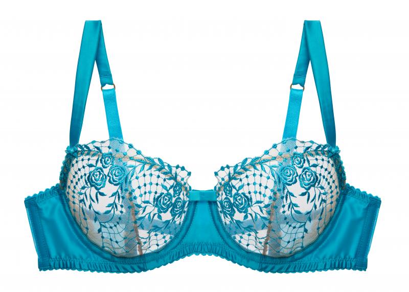 Julie's Roses Underwire Bra - Butterfly Blue - – BB Store