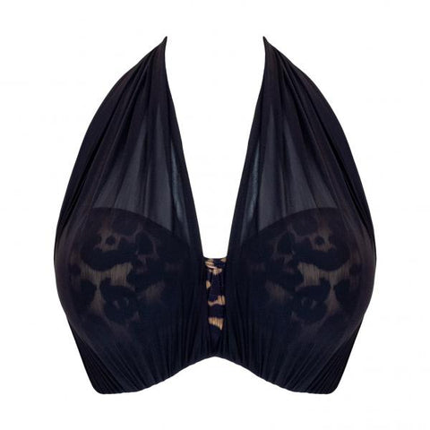 Bandeau Bikini Top - Leopard Print -