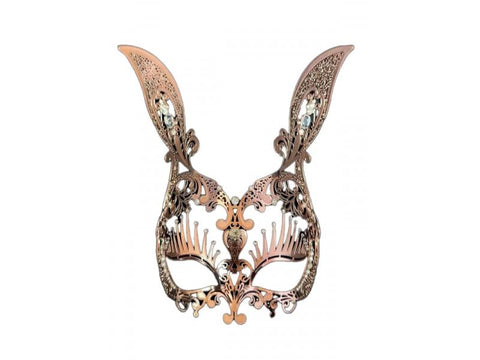 Laser Cut Bunny Mask - Rose Gold