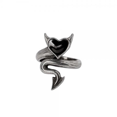 Devil Heart Ring - Size 6/7