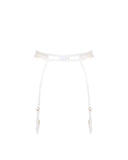 Marisa Garter Belt - White/Sheer -