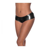 Club Candy Low Rise Split Crotch Boy Short - Black -