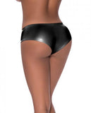 Club Candy Low Rise Split Crotch Boy Short - Black -