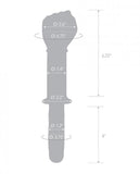 Glas 11" Fist Double Ended w/Handle Grip