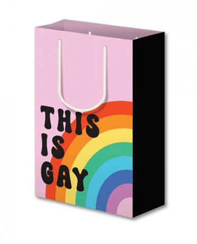 This Is Gay Rainbow Gift Bag