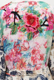 Inspired Beauty Wrap Dress - Oxidized Blue -