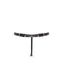 Lotus Open Thong - Black -