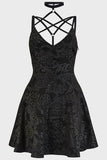 Magica Skater Dress - Black Lily -