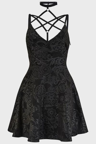 Magica Skater Dress - Black Lily -
