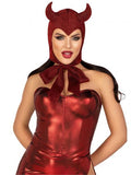 Vintage Devil Bonnet - Red - One Size