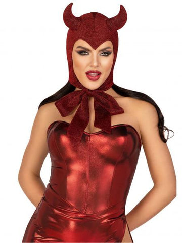 Vintage Devil Bonnet - Red - One Size