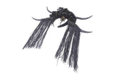 Devils Queen Tassel Headband - Black