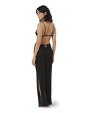 Julianne Long Chemise - Black -