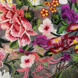 Garter Belt - Multicolor Cotton Embroidery