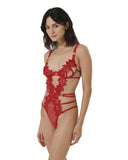 Ophelia Wired Bodysuit - Red -