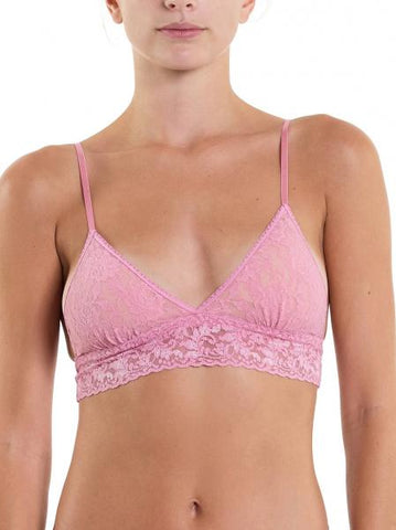 Signature Lace Removable Pad Bralette - Tea Cake -