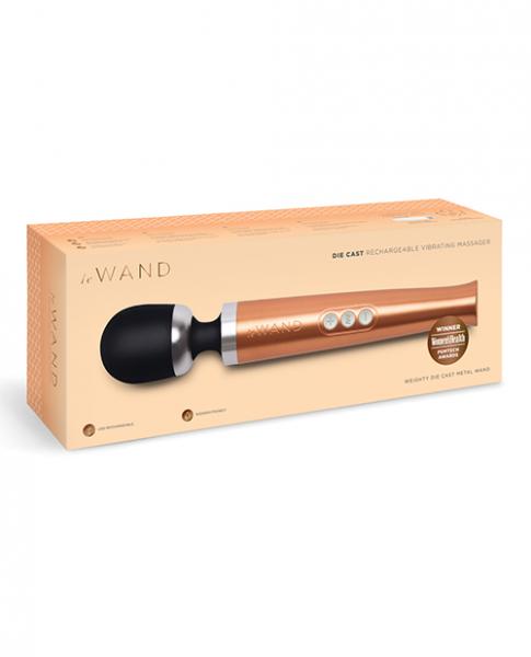 Le Wand Die Cast Rechargeable Massager - Rose Gold BB Store Le Wand Die Cast Rechargeable Massager - Rose Gold BB Store