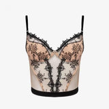 Finsbury Sexy Corset - Beige/Black -