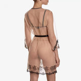 Finsbury Sexy Cover Up - Beige/Black -
