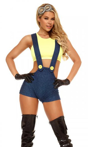 Yellow/Blue - Desirable Me 3 Piece Character Costume -