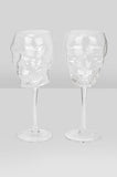 Cranium Wine Glasses - Clear - Set of 2
