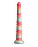 Colours Stacked 12" Dildo - Red/Gold