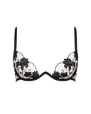 Yvette Wired Bra - Black/Sheer -