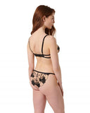 Yvette Panty - Black/Sheer -
