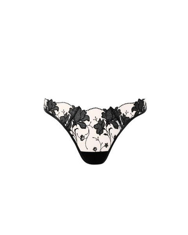 Yvette Thong - Black/Sheer -