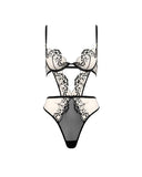 Marisa Wired Bodysuit - Black/Sheer -