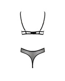 Marisa Wired Bodysuit - Black/Sheer -