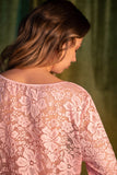 Lace Mini Dress - Petal Pink -