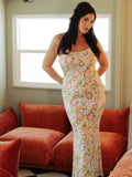 Modal Maxi Slip - Painted Blooms -