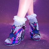 Eros Hermosa Platform High Heel - Black - Size