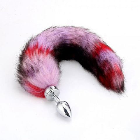 Magnetic Plug Fox Tail - Pink