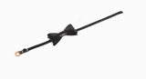 Black Leather Bow Tie Collar -