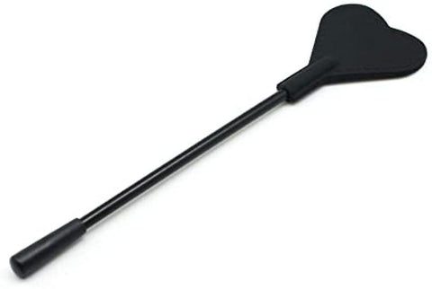 Silicone Heart Crop - Black