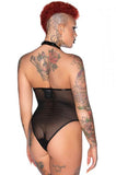 Shot Thru the Heart Bodysuit - Black -