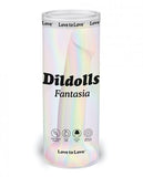 Love to Love Dildolls Fantasia Glow-in-the-Dark 7 in. Silicone Dildo Pastels