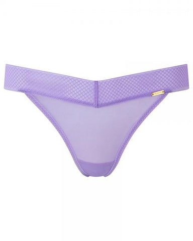 Glossies Tanga Thong - Violet -