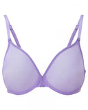 Glossies Sheer Moulded Bra - Violet -