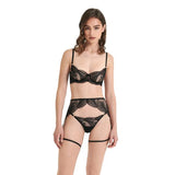Rafaela Thigh Harness - Black -