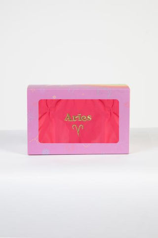 Aries Chiffon Star Sign Panty - Pink -