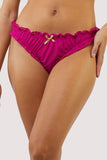 Pisces Chiffon Star Sign Panty - Fuchsia -