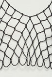 Not Over You Bejeweled Net Crop Top - Black -